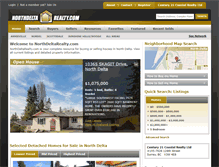 Tablet Screenshot of northdeltarealty.com